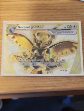 Noctowl Break Promo Card Used Pokemon Card